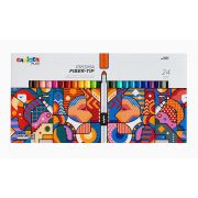 Набор маркеров для скетчинга «Carioca Plus» 0.5 —3мм 24цв. пулевидный