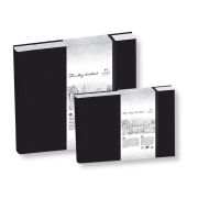 Блокнот д/эскизов Travelling sketchbook 15х21 черн.ландшафт 80л