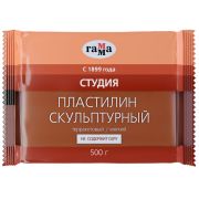 Пластилин скульптурный Гамма М 0.5кг в ассортименте