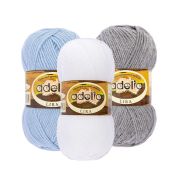 Пряжа ADELIA «LIRA » 100% акрил в ассортименте