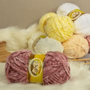 Пряжа ADELIA «DOLLY VELOUR» 100% микрополиэстр в ассортименте