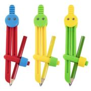 Циркуль ПИФАГОР пластиковый с карандашом 110мм в чехле