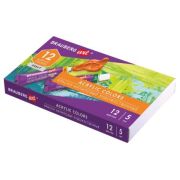 Набор акриловых красок BRAUBERG ART DEBUT 12цвх5мл в тубах