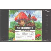 Набор акварельных карандашей Sketchmarker «Основные цвета» 12цв металл