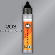 Заправка акрил. Molotow ONE4ALL Серый 30мл