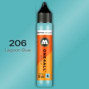 Заправка акрил. Molotow ONE4ALL Сине-зеленый 30мл