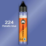 Заправка акрил. Molotow ONE4ALL Синий металлик 30мл