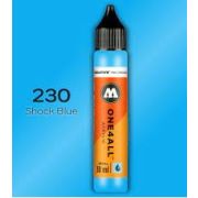 Заправка акрил. Molotow ONE4ALL Синий шок 30мл