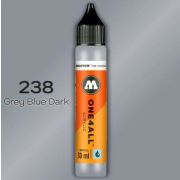 Заправка акрил. Molotow ONE4ALL Темно-серый 30мл