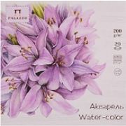 Планшет для акварели «Лиловый джаз» 13х13 200г 20л
