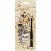 Набор перьев плакатных ArtSpase 5шт с держателем широкие