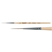 Кисть колонок шляпер № 0 короткая белая ручка