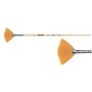 Кисть синтетика веерная №16 ручка буковая