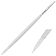 Кисть синтетика круглая Aqua № 2 белая кор. ручка