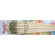 Набор кистей щетина плоская Рублев «Палитра-1»