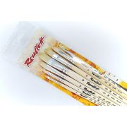 Набор кистей щетина овальная Рублев «Палитра-2» №4,6,7,10,12,14,18