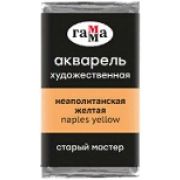 Акварель в кювете Гамма `СМ` Неаполитанская желтая 2,6мл