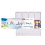 Набор акварели ЗХК «Белые ночи» 21цв металл