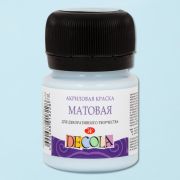 Краска акрил. Декола матовая Светло-голубая 20мл