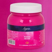 Краска акрил.«Ладога» Розовая светлая 220мл