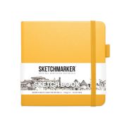 Блокнот для зарисовок Sketchmarker 12х12 140г 80л Желтый