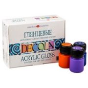 Набор акрил. красок Dekola Глянцевый 12х20мл