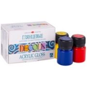 Набор акрил. красок Dekola Глянцевый 6х20мл.