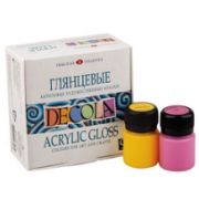 Набор акрил. красок Dekola Глянцевый 9х20мл