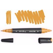 Маркер акрил. Fat&Skinny Latte brown двусторонний