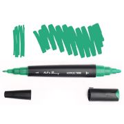 Маркер акрил. Fat&Skinny Mid green двусторонний