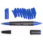 Маркер акрил. Fat&Skinny Prussian blue двусторонний