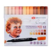 Набор спирт. маркеров Сонет «Портрет» 12шт