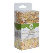 Поталь в хлопьях золото/серебро/медь ХоББитания 2гр.